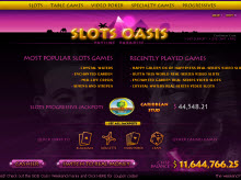 Slots Oasis Casino Lobby